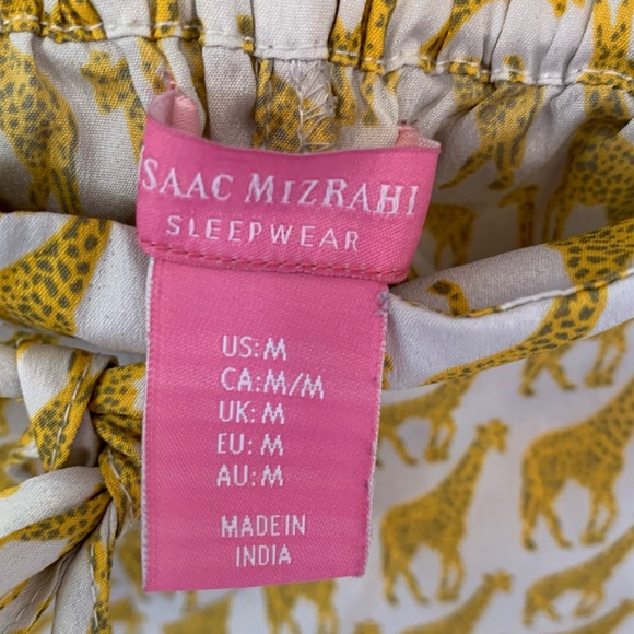 Isaac Mizrahi Giraffe Print Pajama Set - Picture 11 of 13